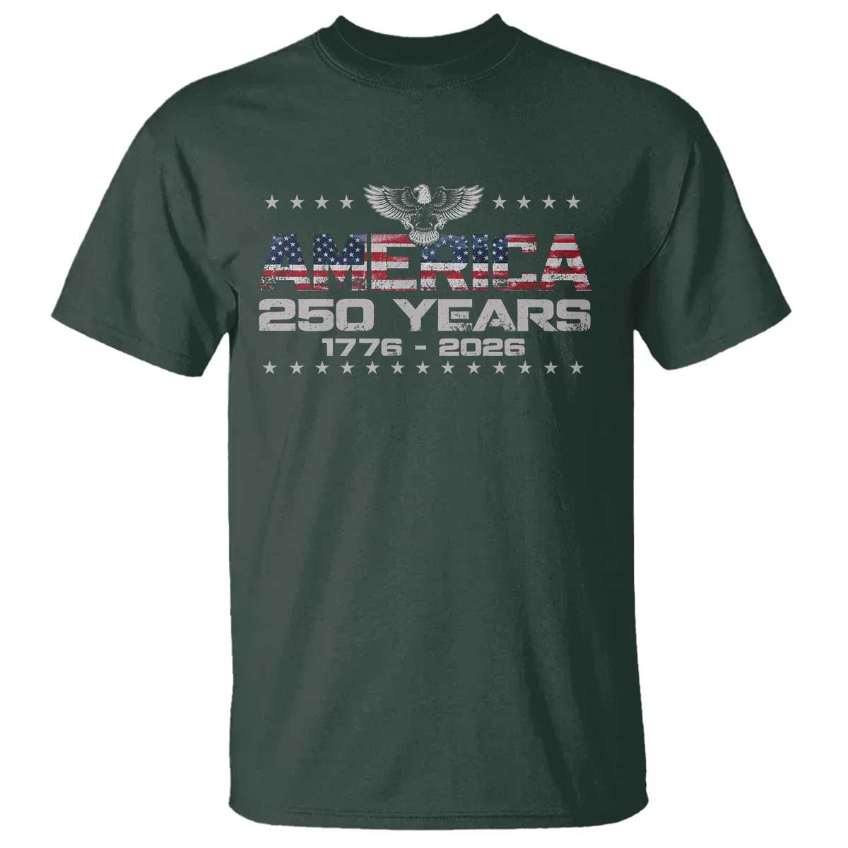 250th Anniversary USA T Shirt Vintage Eagle 250 Years American 1776 2026 US Flag