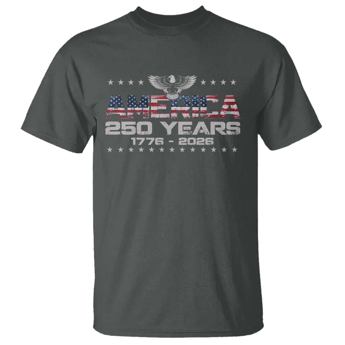 250th Anniversary USA T Shirt Vintage Eagle 250 Years American 1776 2026 US Flag