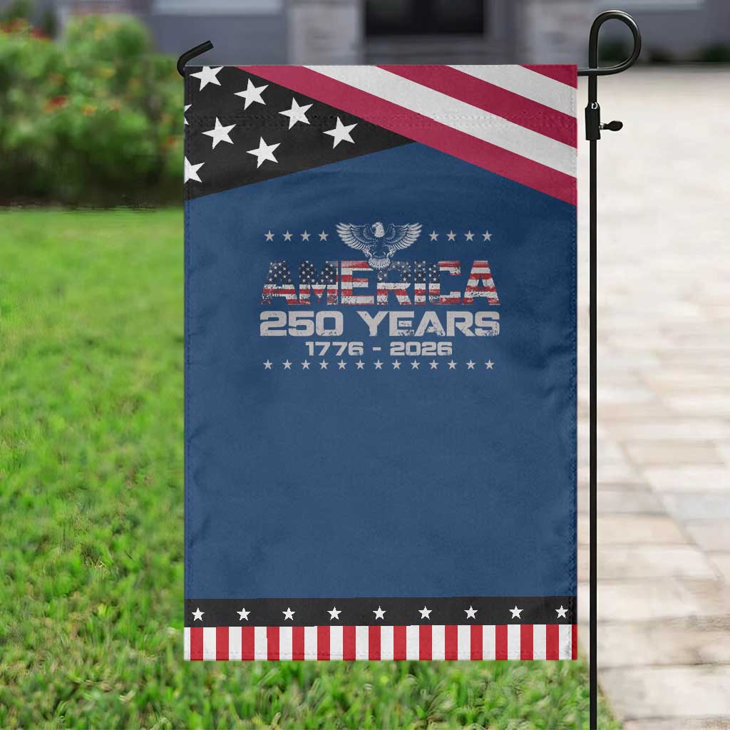 250th Anniversary USA Patriotic Garden Flag Vintage Eagle 250 Years American 1776 2026 US Flag