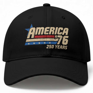 250th Anniversary USA Baseball Cap America Retro 250 Years 1776 2026