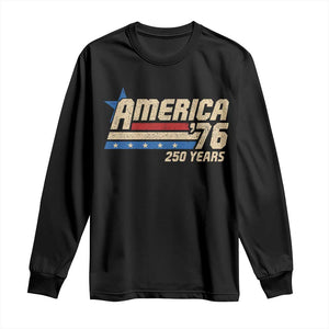 250th Anniversary USA Long Sleeve Shirt America Retro 250 Years 1776 2026