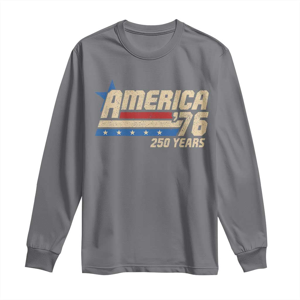 250th Anniversary USA Long Sleeve Shirt America Retro 250 Years 1776 2026