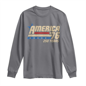 250th Anniversary USA Long Sleeve Shirt America Retro 250 Years 1776 2026