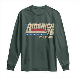 250th Anniversary USA Long Sleeve Shirt America Retro 250 Years 1776 2026