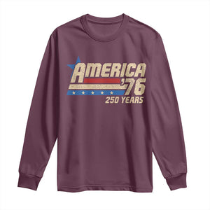 250th Anniversary USA Long Sleeve Shirt America Retro 250 Years 1776 2026