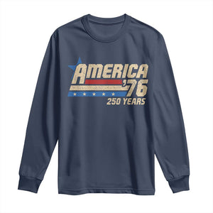 250th Anniversary USA Long Sleeve Shirt America Retro 250 Years 1776 2026