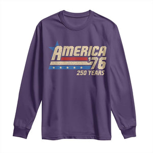 250th Anniversary USA Long Sleeve Shirt America Retro 250 Years 1776 2026
