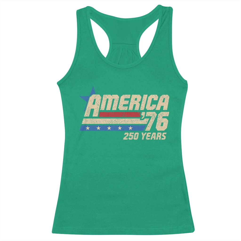 250th Anniversary USA Racerback Tank Top America Retro 250 Years 1776 2026