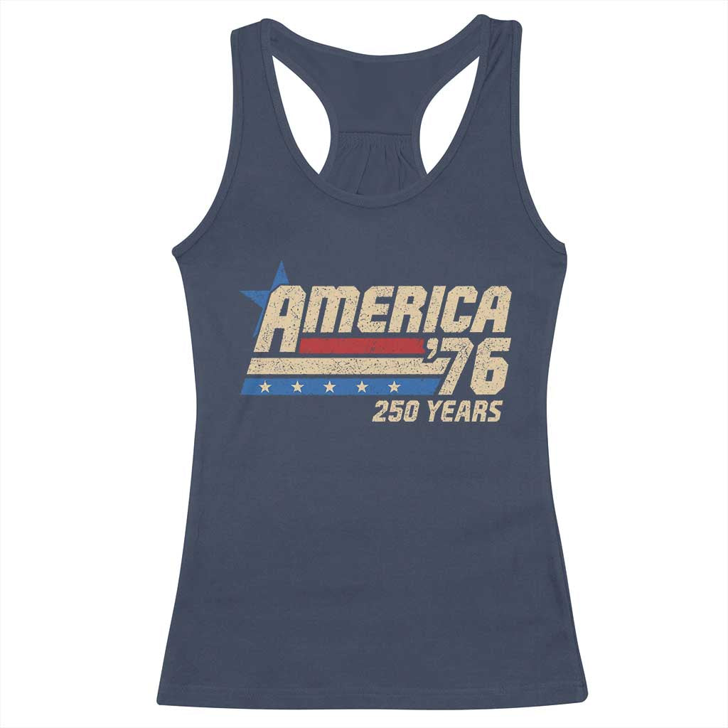 250th Anniversary USA Racerback Tank Top America Retro 250 Years 1776 2026