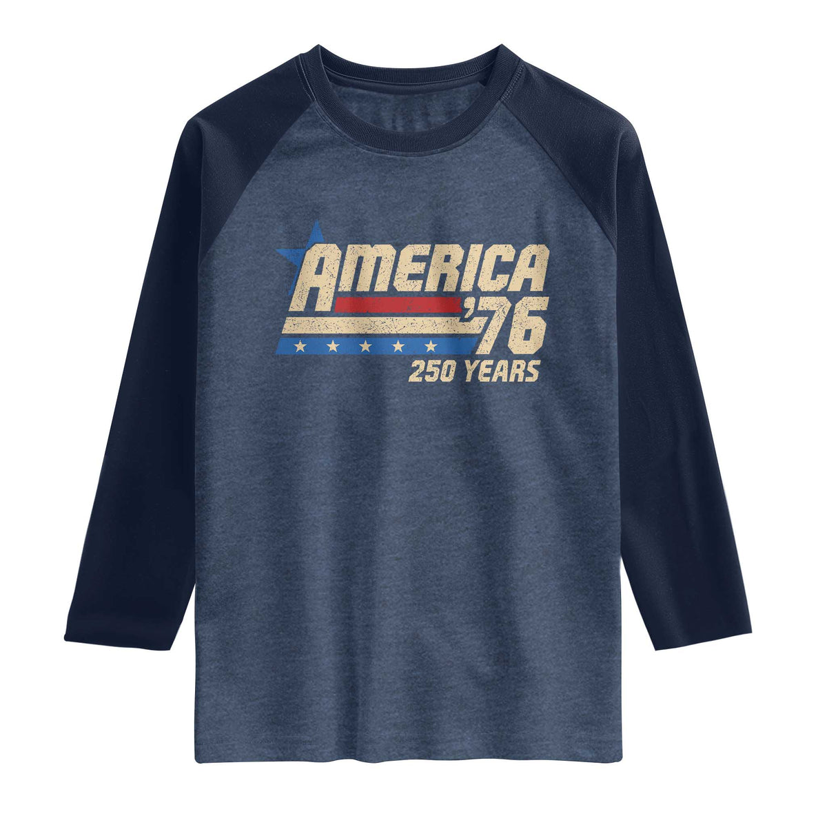 250th Anniversary USA Raglan Shirt America Retro 250 Years 1776 2026