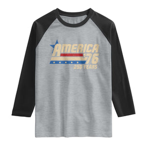 250th Anniversary USA Raglan Shirt America Retro 250 Years 1776 2026