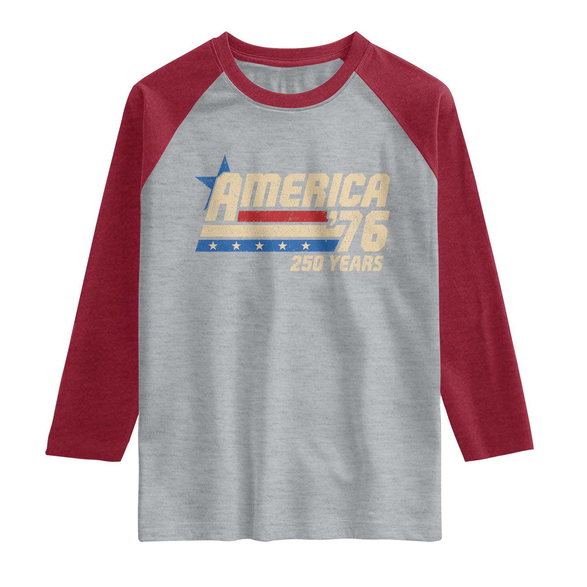 250th Anniversary USA Raglan Shirt America Retro 250 Years 1776 2026