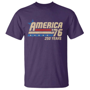 250th Anniversary USA T Shirt America Retro 250 Years 1776 2026