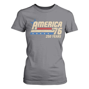 250th Anniversary USA T Shirt For Women America Retro 250 Years 1776 2026