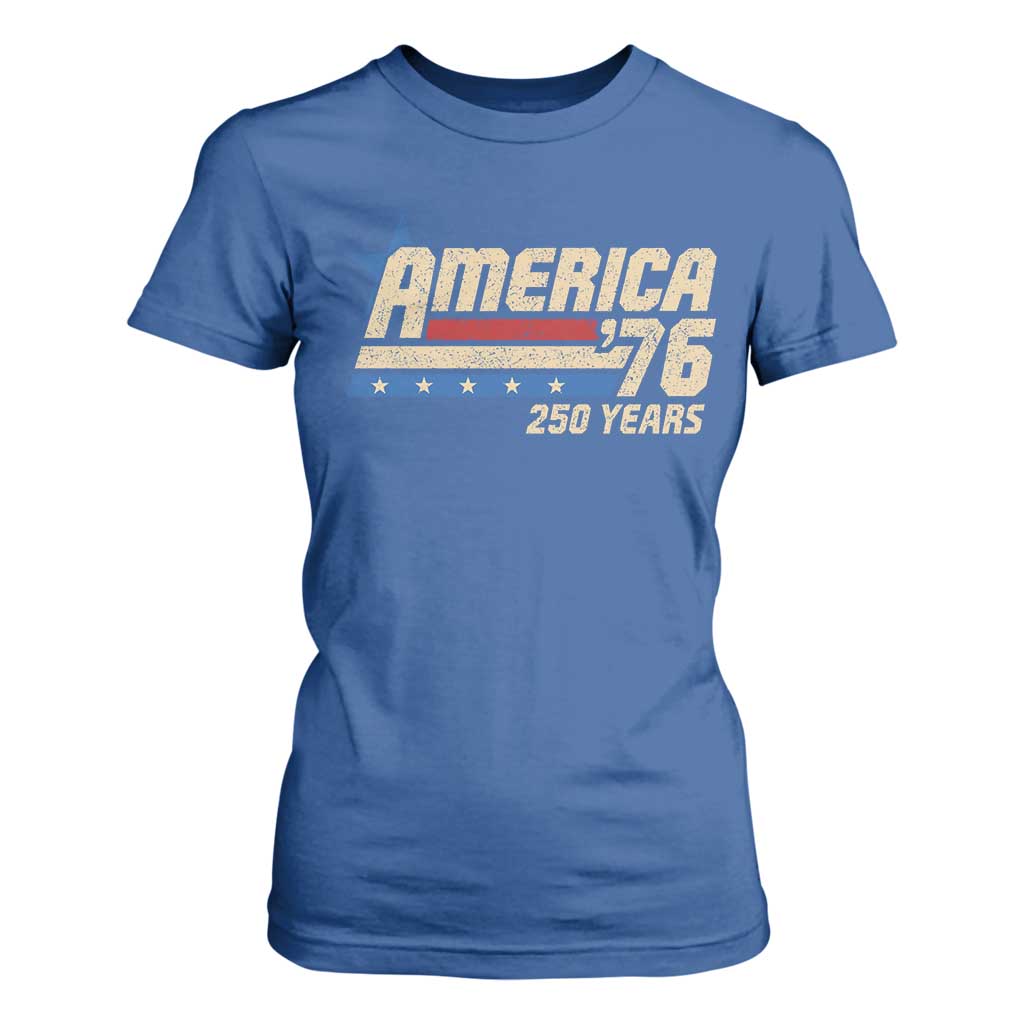 250th Anniversary USA T Shirt For Women America Retro 250 Years 1776 2026