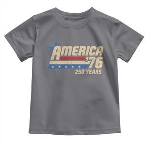 250th Anniversary USA Toddler T Shirt America Retro 250 Years 1776 2026