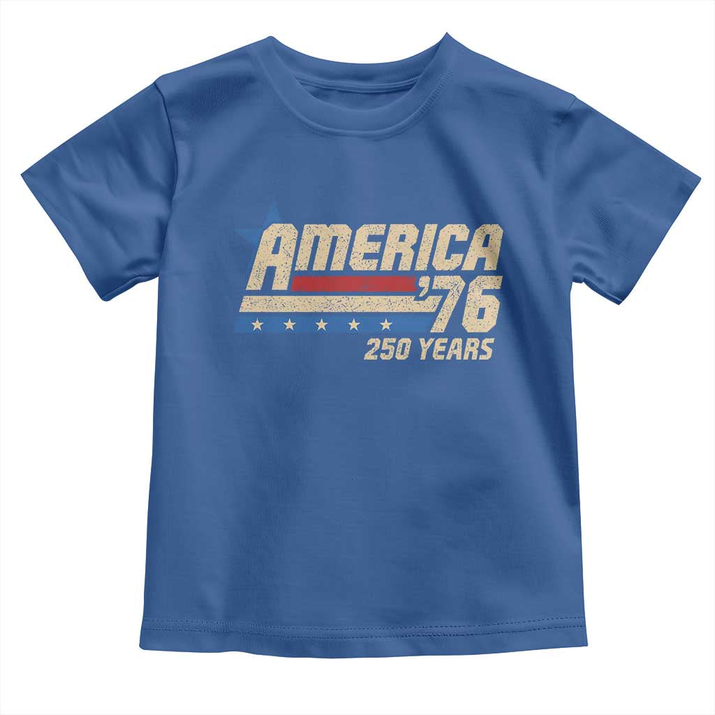 250th Anniversary USA Toddler T Shirt America Retro 250 Years 1776 2026