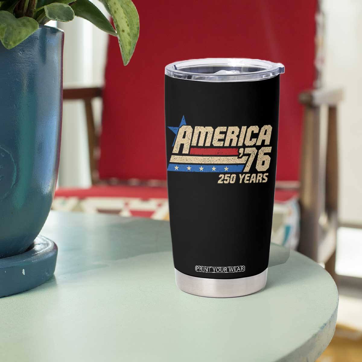250th Anniversary USA Tumbler Cup America Retro 250 Years 1776 2026