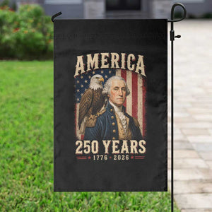 America 250 Years George Washington Garden Flag Retro Eagle 250th Anniversary USA Flag 1776 2026