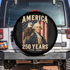 America 250 Years George Washington Spare Tire Cover Retro Eagle 250th Anniversary USA Flag 1776 2026