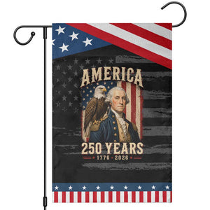America 250 Years George Washington Patriotic Garden Flag Retro Eagle 250th Anniversary USA Flag 1776 2026