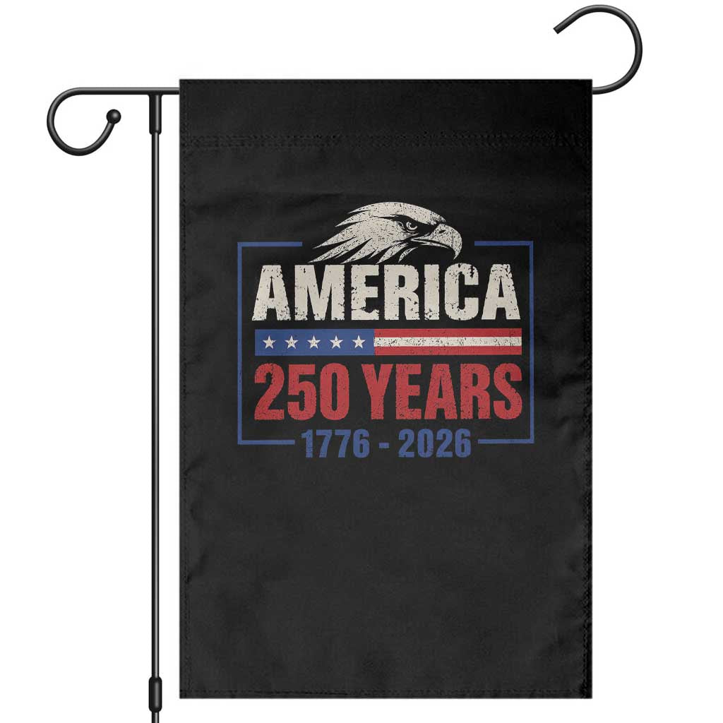 250 Anniversary USA Garden Flag Retro Eagle 250 Years Of Freedom 1776 2026