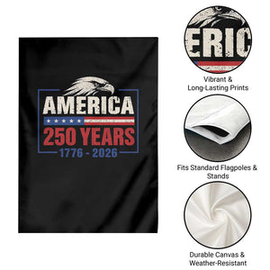 250 Anniversary USA Garden Flag Retro Eagle 250 Years Of Freedom 1776 2026