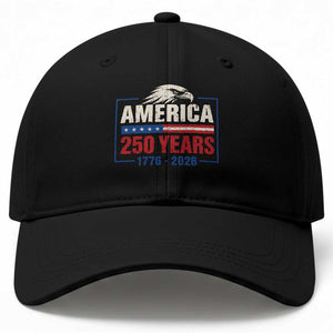 250 Anniversary USA Baseball Cap Retro Eagle 250 Years Of Freedom 1776 2026