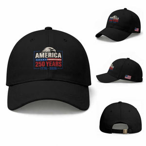 250 Anniversary USA Baseball Cap Retro Eagle 250 Years Of Freedom 1776 2026