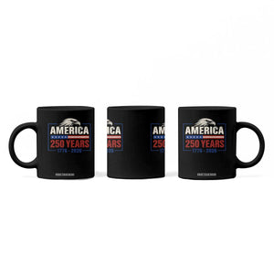 250 Anniversary USA Coffee Mug Retro Eagle 250 Years Of Freedom 1776 2026