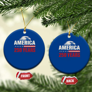250 Anniversary USA Ceramic Ornament Retro Eagle 250 Years Of Freedom 1776 2026