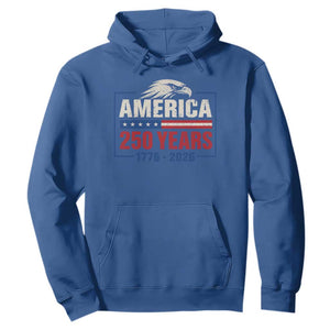 250 Anniversary USA Hoodie Retro Eagle 250 Years Of Freedom 1776 2026