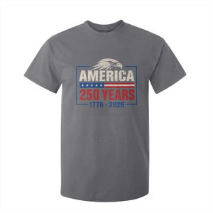 250 Anniversary USA T Shirt For Kid Retro Eagle 250 Years Of Freedom 1776 2026