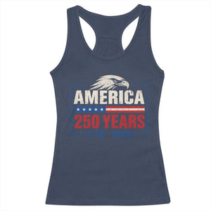 250 Anniversary USA Racerback Tank Top Retro Eagle 250 Years Of Freedom 1776 2026