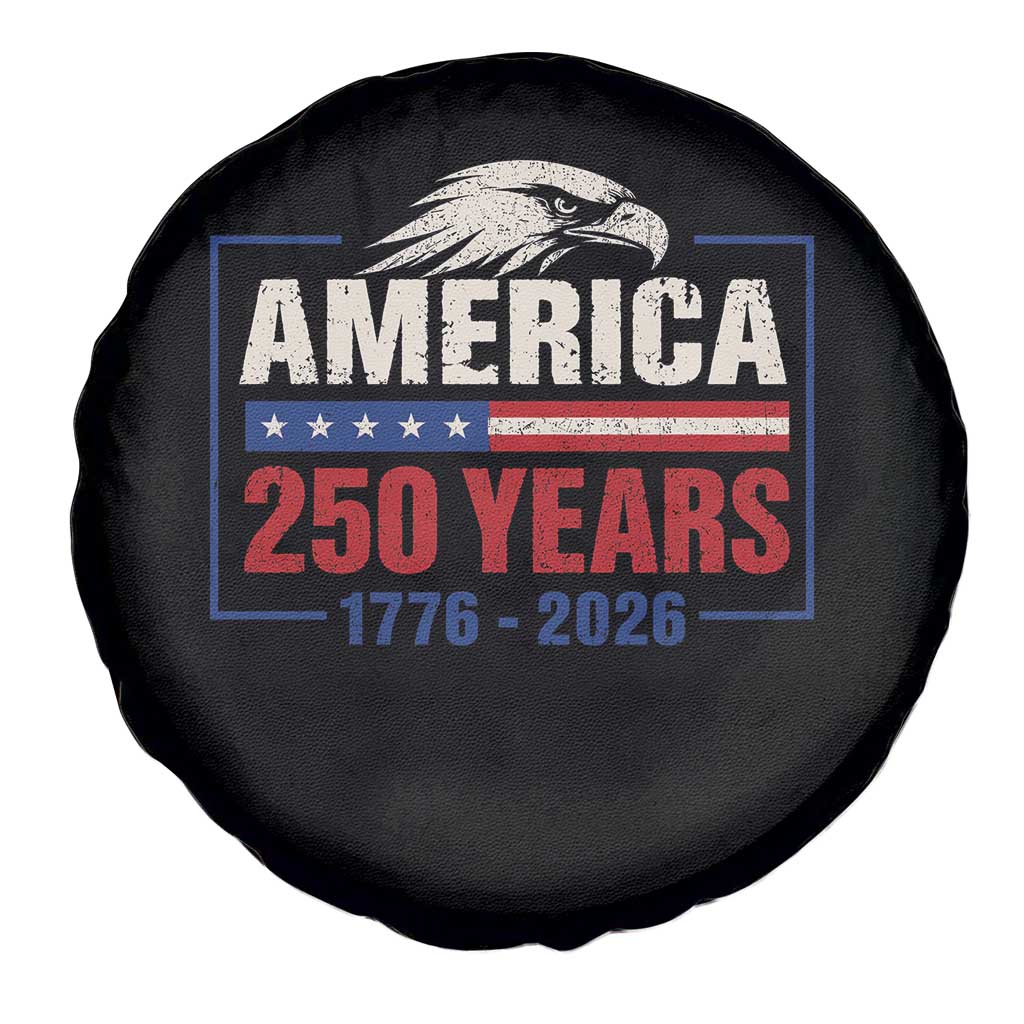 250 Anniversary USA Spare Tire Cover Retro Eagle 250 Years Of Freedom 1776 2026