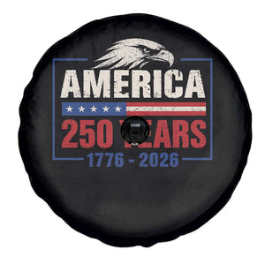 250 Anniversary USA Spare Tire Cover Retro Eagle 250 Years Of Freedom 1776 2026