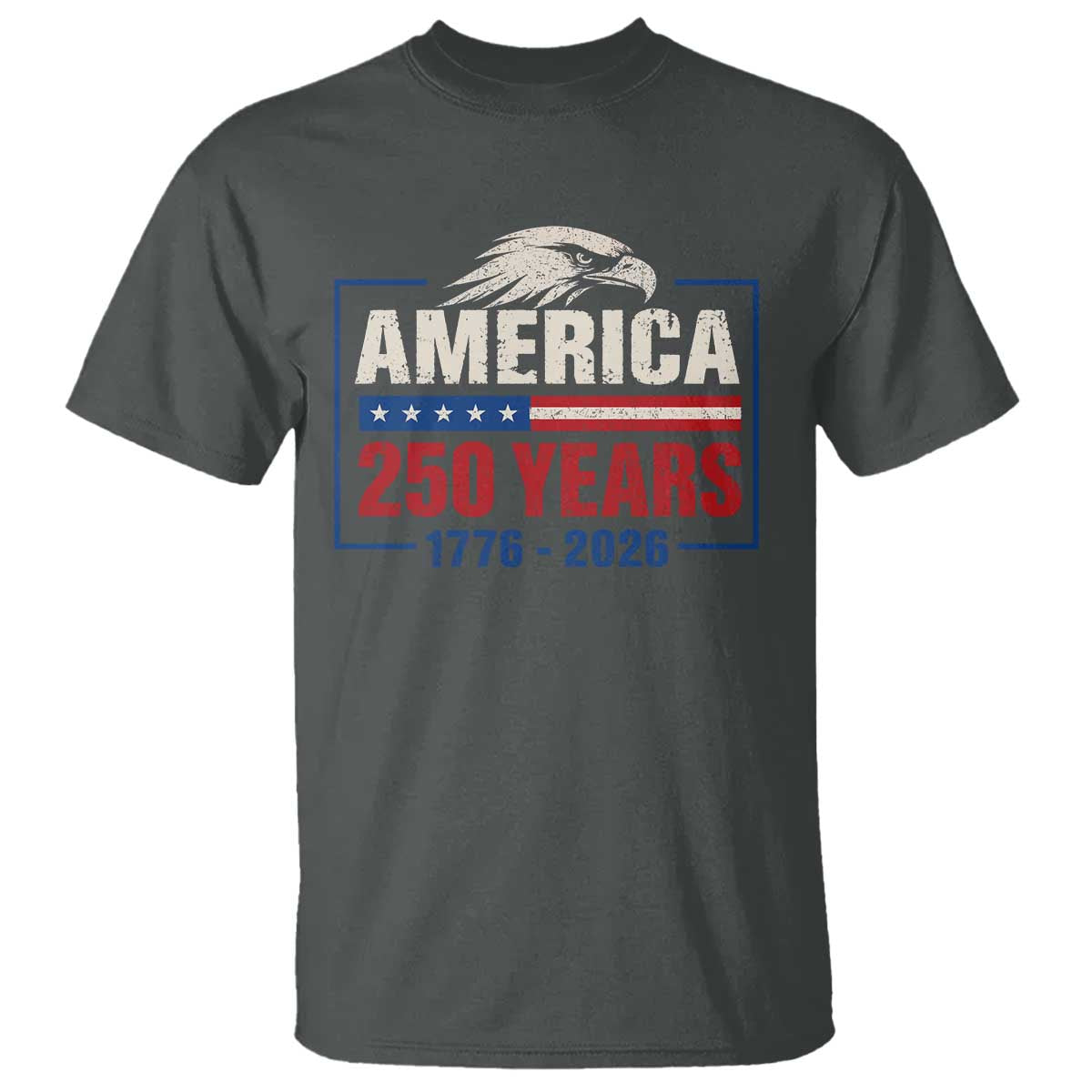 250 Anniversary USA T Shirt Retro Eagle 250 Years Of Freedom 1776 2026
