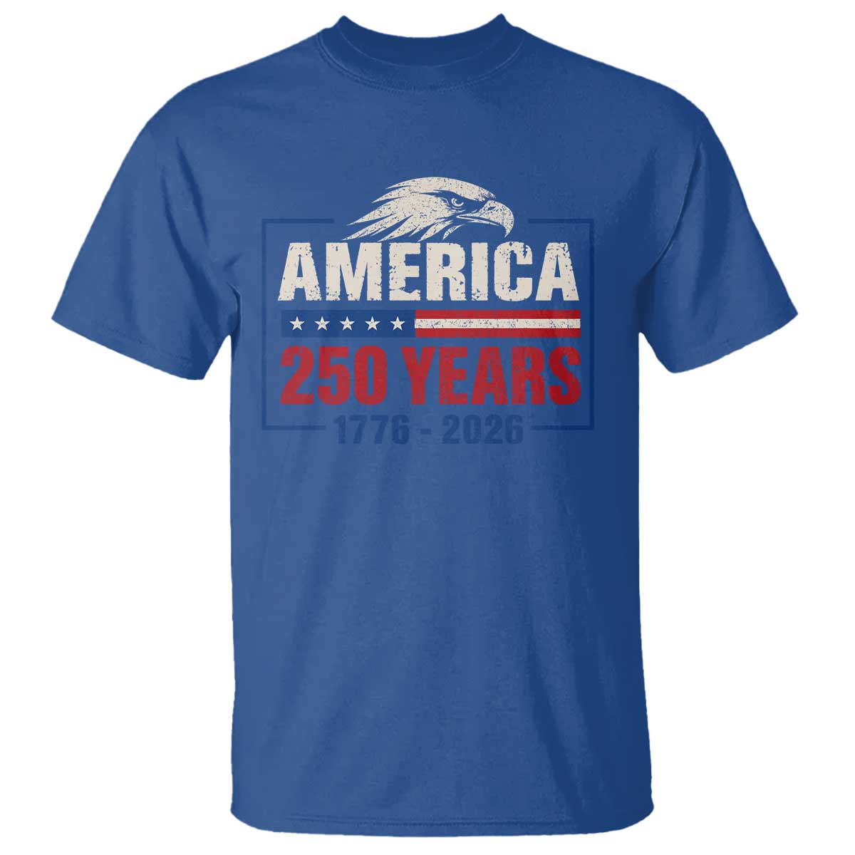 250 Anniversary USA T Shirt Retro Eagle 250 Years Of Freedom 1776 2026