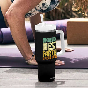 Retro World's Best Farter I Mean Father Tumbler With Handle Gag Gift Birthday Husband Dad Fathers Day