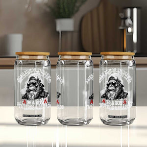 Funny Bigfoot Stepdad Glass Can Awesome Bonus Dads Have Tattoos And Beards TS10 Print Your Wear