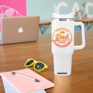 Best Effin Dad Ever And Grill Master Tumbler With Handle Funny Grilling BBQ Sarcastic