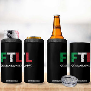 Gym Tan Laundry GTL Italian Flag 4 in 1 Can Cooler Tumbler TS10 Print Your Wear