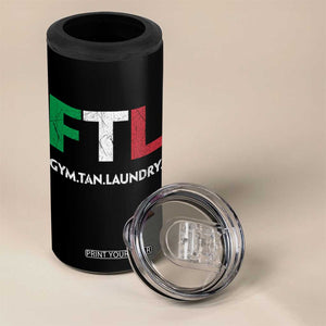 Gym Tan Laundry GTL Italian Flag 4 in 1 Can Cooler Tumbler TS10 Print Your Wear