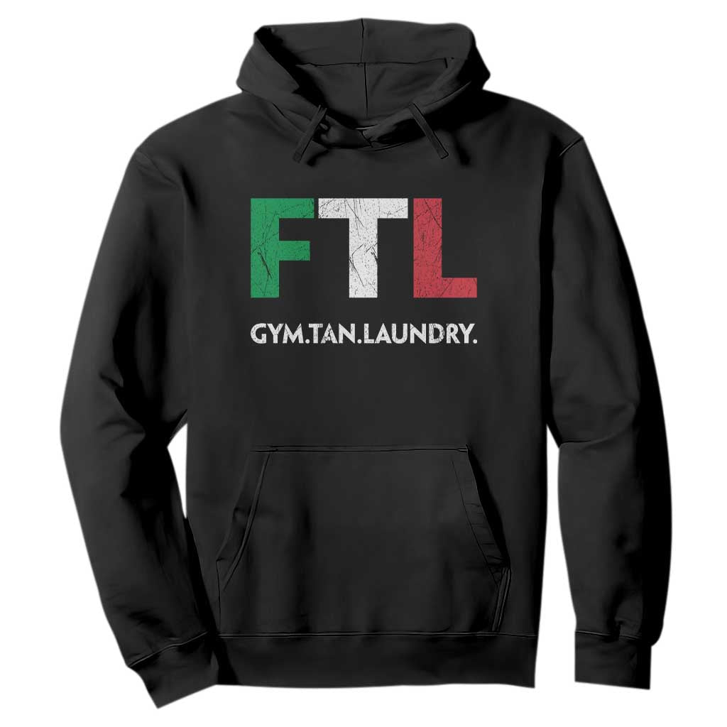 Gym Tan Laundry GTL Italian Flag Hoodie TS10 Black Print Your Wear