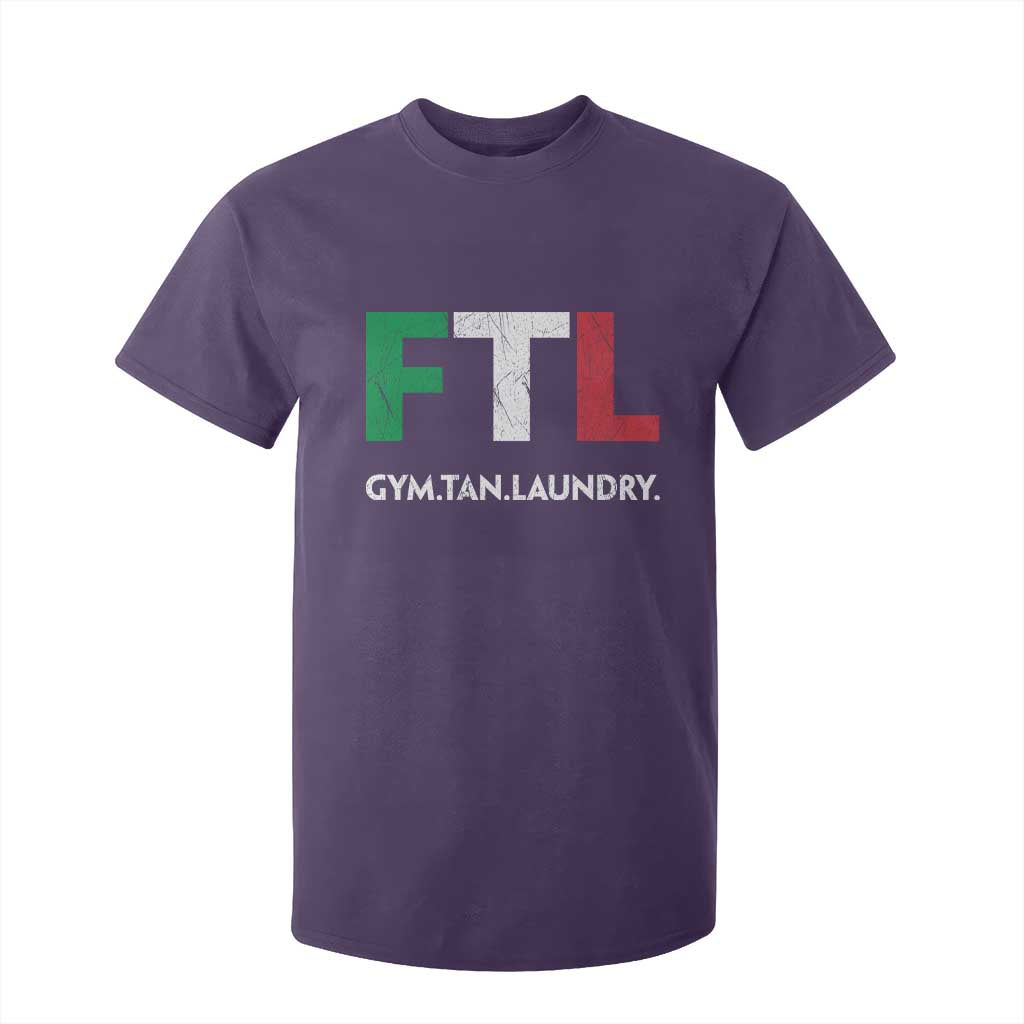 Gym Tan Laundry GTL Italian Flag T Shirt For Kid TS10 Purple Print Your Wear