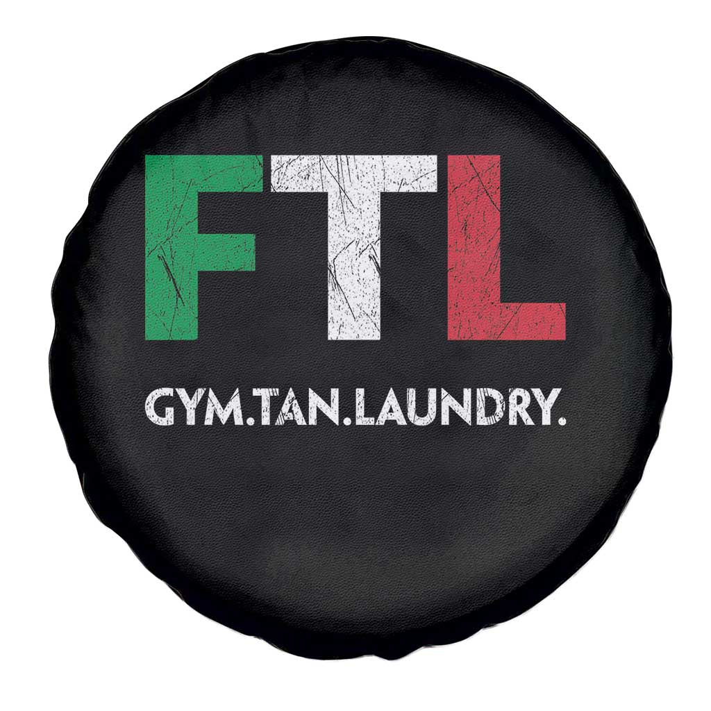 Gym Tan Laundry GTL Italian Flag Spare Tire Cover TS10 Print Your Wear