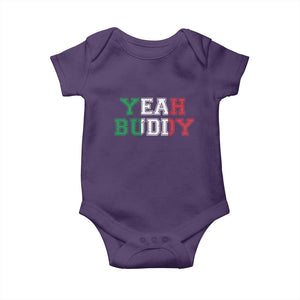 Yeah Buddy Italian Flag Baby Onesie Vintage Retro TS10 Purple Print Your Wear