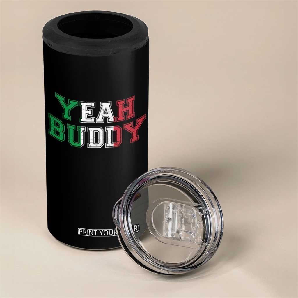 Yeah Buddy Italian Flag 4 in 1 Can Cooler Tumbler Vintage Retro TS10 Print Your Wear