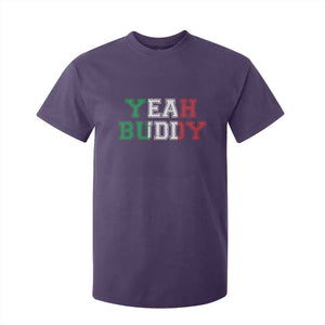 Yeah Buddy Italian Flag T Shirt For Kid Vintage Retro TS10 Purple Print Your Wear