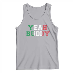 Yeah Buddy Italian Flag Tank Top Vintage Retro TS10 Athletic Heather Print Your Wear